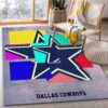 Dallas Cowboys NFL Rug Living Room Rug Family Gift US Decor