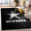 Dallas Cowboys Silver NFL Area Rug For Christmas