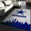 Dallas Cowboys Skyline NFL Area Rug Carpet