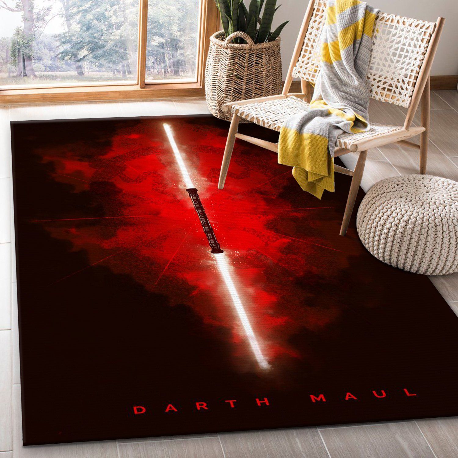Darth Maul Rug Star Wars Lightsabers Rug Home US Decor