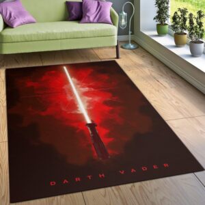 Darth Vader Rug Star Wars Lightsabers Rug Home US Decor