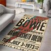 David Bowie Ziggy Stardust Area Rug Rugs For Living Room Rug Home Decor