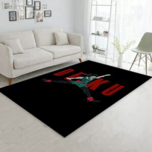 Deku Jumpman Jordan Rug Bedroom Rug Floor Decor Home Decor