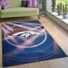 Denver Broncos NFL Rug Bedroom Rug Christmas Gift US Decor