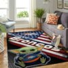 Denver Broncos Nfl Team Logo Baby Yoda Us Style Nice Gift Home Decor Rectangle Area Rug