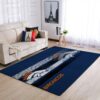 Denver Broncos Nfl Team Logo Nice Gift Home Decor Rectangle Area Rug