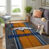 Denver Broncos Nfl Team Logo Wooden Style Style Nice Gift Home Decor Rectangle Area Rug