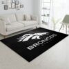 Denver Broncos Silver NFL Team Logos Area Rug