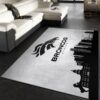 Denver Broncos Skyline NFL Area Rug Carpet