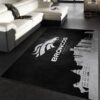 Denver Broncos Skyline NFL Area Rug Carpet