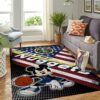 Denver Nuggets Nba Team Logo Mickey Us Style Nice Gift Home Decor Rectangle Area Rug