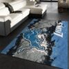 Detroit Lions Fade Rug Nfl Team Area Rug