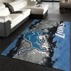 Detroit Lions Fade Rug Nfl Team Area Rug