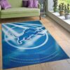 Detroit Lions NFL Area Rug For Christmas Bedroom Rug Christmas Gift US Decor