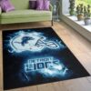 Detroit Lions NFL Area Rug Living Room Rug Floor Decor Home Decor