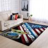 Detroit Lions Nfl Team Logo Baby Yoda Us Style Nice Gift Home Decor Rectangle Area Rug