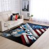 Detroit Lions Nfl Team Logo Mickey Us Style Nice Gift Home Decor Rectangle Area Rug