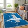 Detroit Lions Nfl Team Logo Retro Style Nice Gift Home Decor Rectangle Area Rug