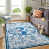 Detroit Lions Nfl Team Logo Skull Flower Style Nice Gift Home Decor Rectangle Area Rug