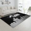 Detroit Lions Skyline NFL Area Rug Carpet