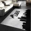 Detroit Lions Skyline NFL Area Rug