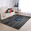 Detroit Tigers Mlb Team Logo Grey Wooden Style Style Nice Gift Home Decor Rectangle Area Rug