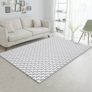 Dior Area Rug For Christmas Fashion Brand Rug Bedroom Rug US Gift Decor
