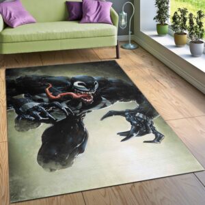 Eddie Brock Hero Movie Area Rug For Christmas Bedroom Floor Decor Home Decor