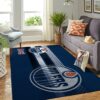 Edmonton Oilers Nhl Team Logo Nice Gift Home Decor Rectangle Area Rug