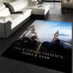 Fast Furious Presents Area Rug Movie Rug US Gift Decor