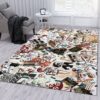 Fendi Area Rug For Christmas Bedroom Rug US Gift Decor