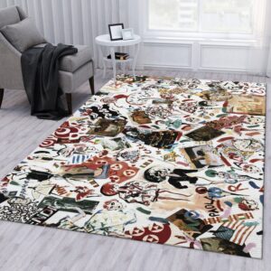 Fendi Area Rug For Christmas Bedroom Rug US Gift Decor