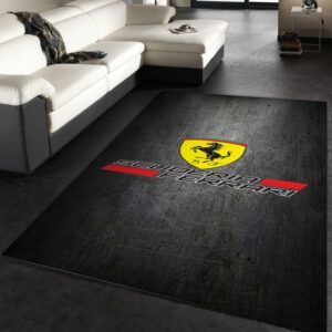 Ferrari Area Rug For Christmas Bedroom Floor Decor Home Decor