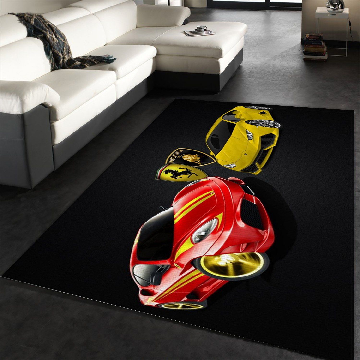 Ferrari Ghini Area Rug Bedroom Floor Decor Home Decor - Travels in  Translation