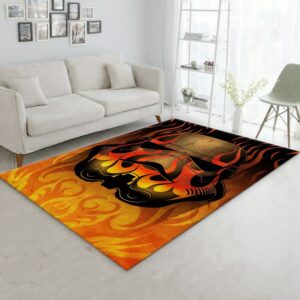 Flames Star War Area Rug Carpet