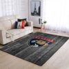 Florida Panthers Nhl Team Logo Grey Wooden Style Nice Gift Home Decor Rectangle Area Rug