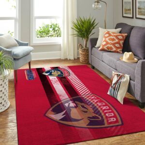 Florida Panthers Nhl Team Logo Nice Gift Home Decor Rectangle Area Rug