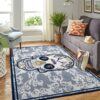 Florida Panthers Nhl Team Logo Skull Flower Style Nice Gift Home Decor Rectangle Area Rug