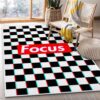 Focus Box Rectangle Rug Living Room Rug Christmas Gift US Decor