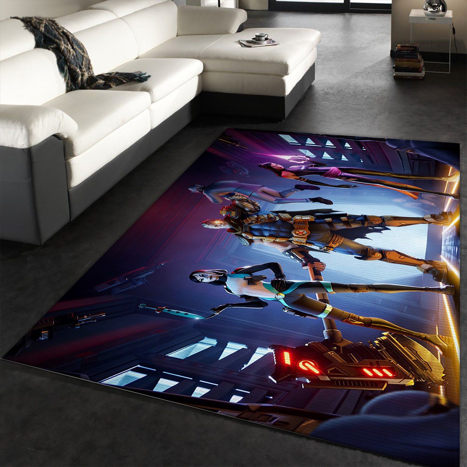 Fortnite Gaming Area Rug Bedroom Floor Decor Home Decor