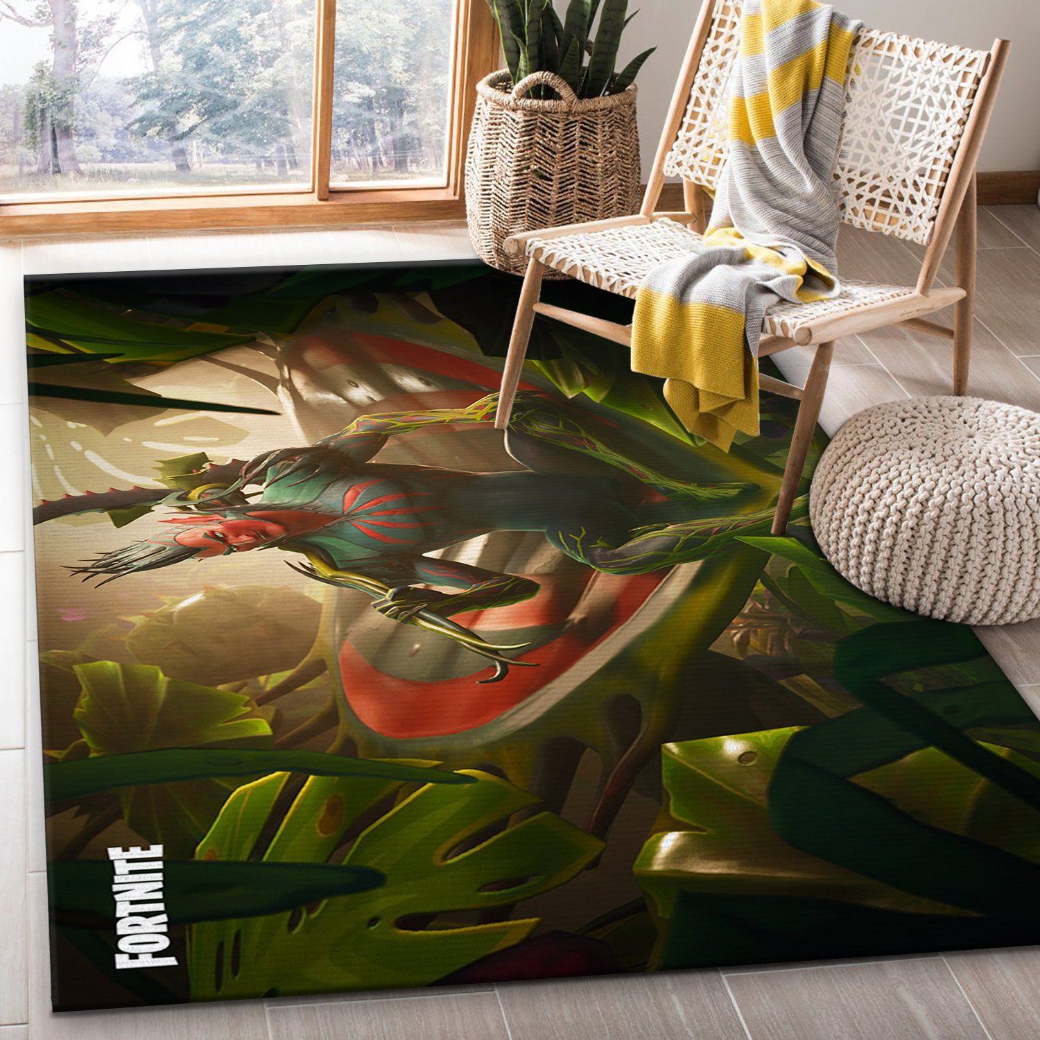Fortnite Gaming Area Rug For Christmas Bedroom Christmas Gift US Decor