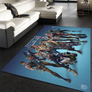 Fortnite Team Gaming Area Rug Bedroom Floor Decor Home Decor