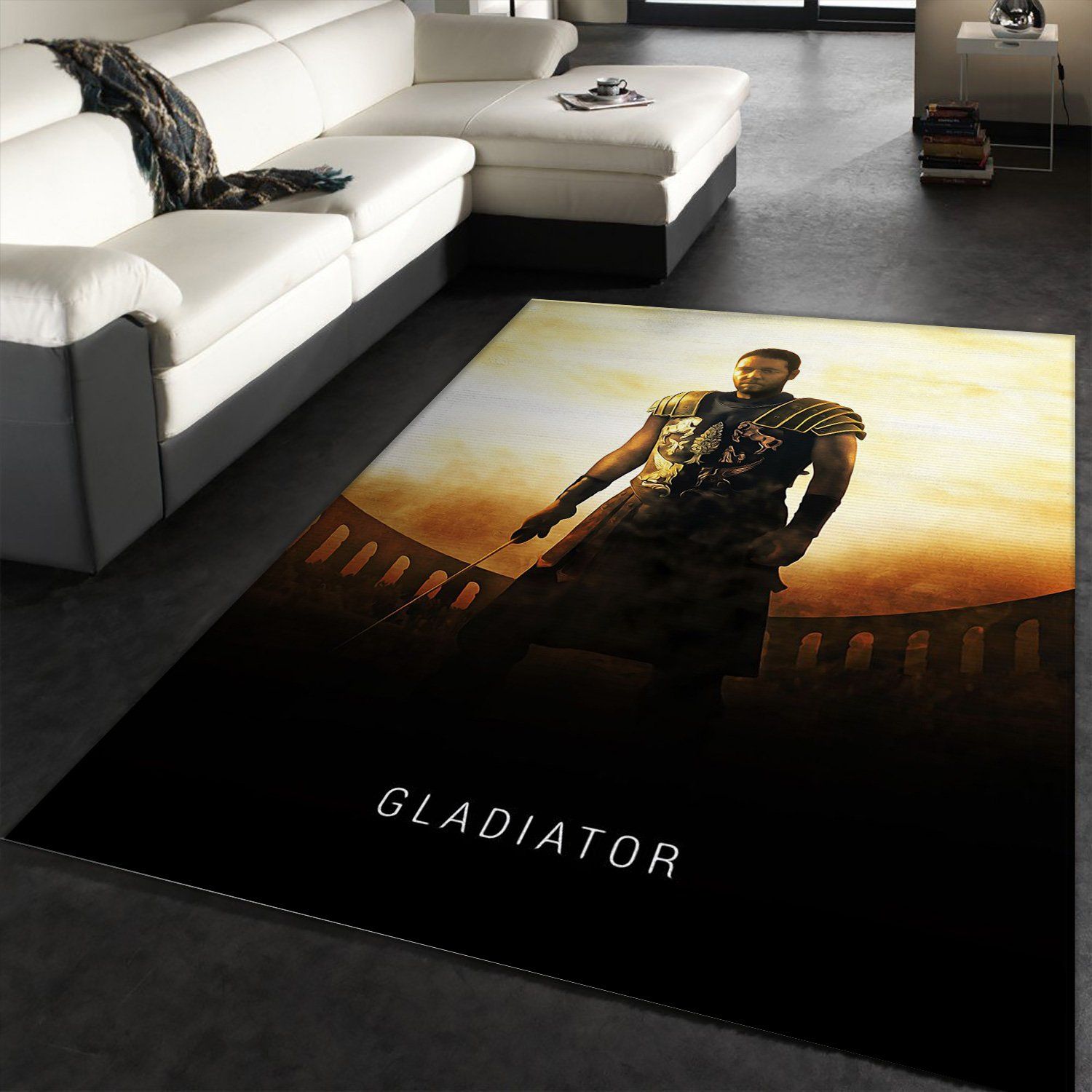 Gladiator 2000 Area Rug Art Painting Movie Rugs Floor Decor Home Decor