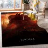 Godzilla 2014 Area Rug Movie Rug Family Gift US Decor