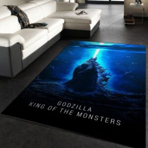 Godzilla 2019 Rug Art Painting Movie Rugs Floor Decor Home Decor