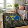 Golden State Warriors Nba Team Logo Camo Style Nice Gift Home Decor Area Rug Rugs For Living Room
