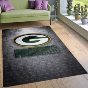 Green Bay Packers Nfl Area Rug Living Room Rug Home US Decor