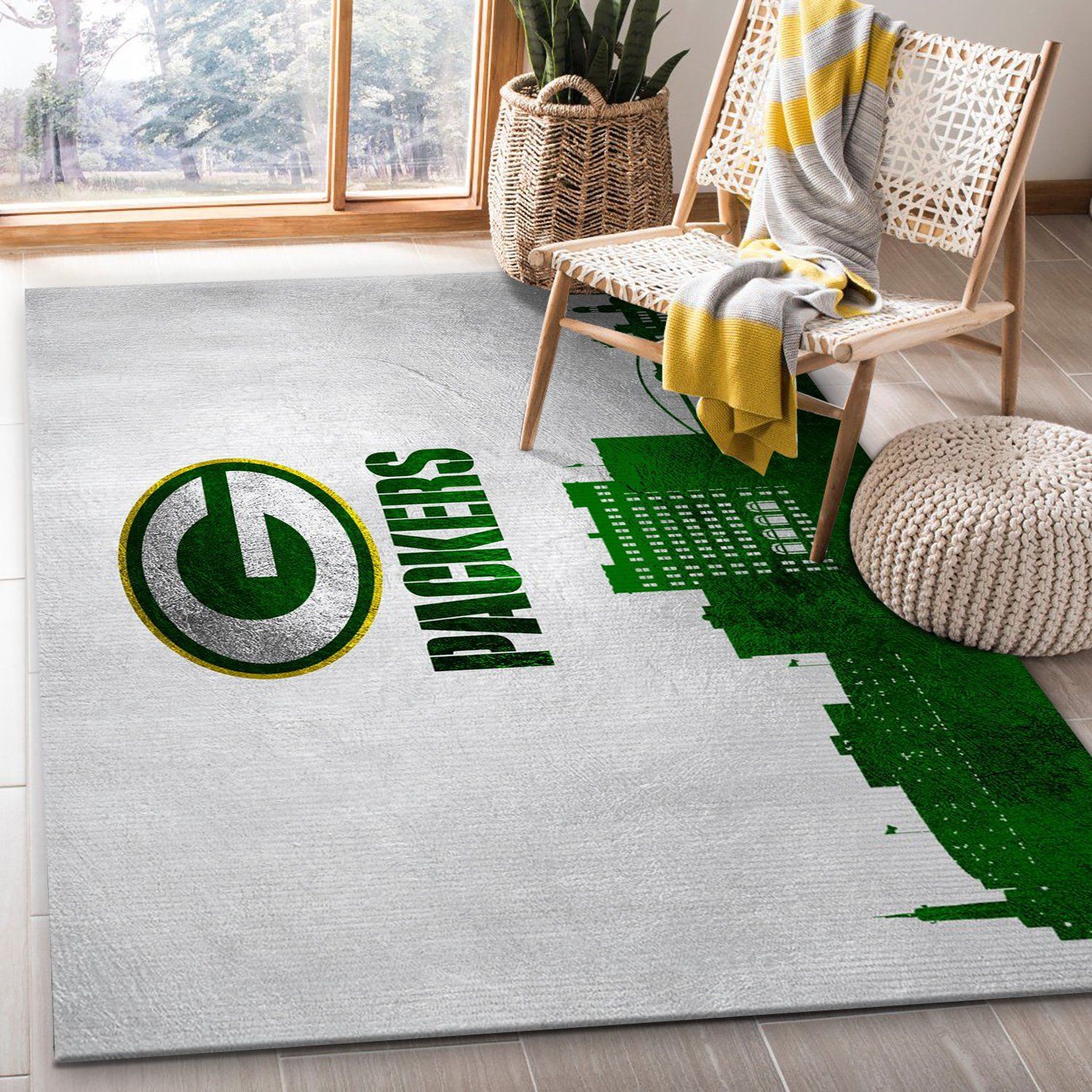 green bay packers area rug