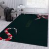 Gucci Area Rug Bedroom Rug Family Gift US Decor