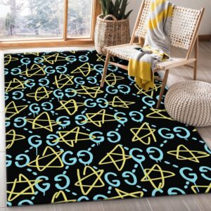 Gucci Area Rug For Christmas Living Room Rug US Gift Decor